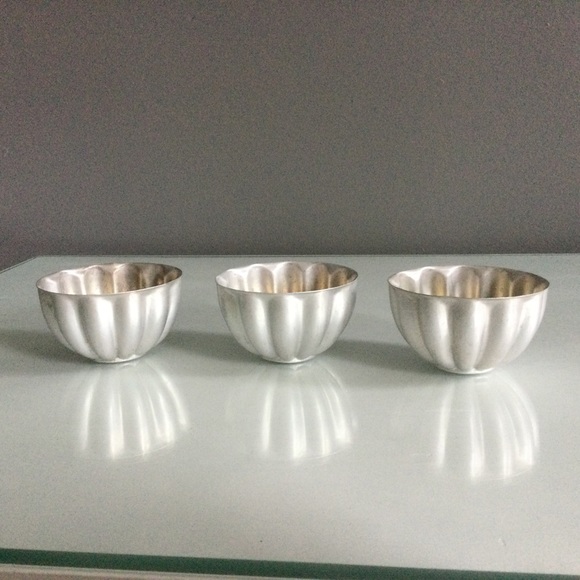 Vintage Aluminum JELLO Mold Cups Set of 3 - Picture 1 of 5